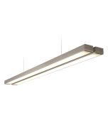 Saxby 59996 Borde 36/48W 5ft Twin LED Surface Linear 3/4/6K 1494x156mm Silver