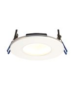 Saxby 69880 OrbitalPLUS 9W LED Fire Rated Downlight 3000K IP65 White 97mm Cut-out 