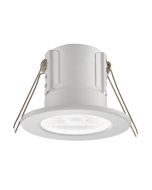 Saxby 73786 ShieldECO 5W LED Fire Rated Downlight 4K IP65 White 57mm Cut-out