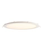 Saxby 73813 SirioDISC 298mm LED Circular Flat Panel 3/4/6K 24W c/w Frosted Diffuser