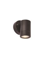 Saxby 75434 Palin GU10 Fixed Wall Light IP44 Matt Black