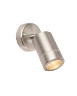 Saxby 75448 Palin GU10 Adjustable Wall Light IP44 Brushed Stainless