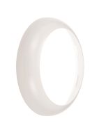 Saxby 77904 Forca White Plain Bulkhead Bezel 340mm White