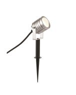 Saxby 78635 Luminatra 310mm LED Spikelight 4000K IP65 4W Silver