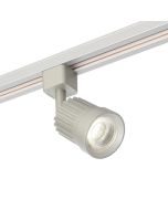 Saxby 78961 Pacto 10W 1 Circuit Track Spotlight Fixed 4000K 10W Silver