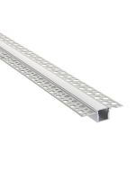 Saxby 80500 Rigel Plaster-in 2M Aluminium LED Profile 15.4x56.9mm Silver