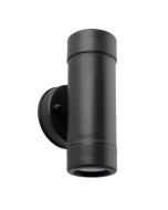 Saxby 81009 Icarus GU10 Up/Down Wall Light IP44 Black 
