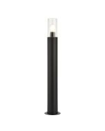 Saxby 98440 Hayden 800mm E27 Bollard IP44 Anthracite/Clear