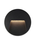 Saxby 99545 Severus 3W LED Circular Guidelight 3/4/6K Indirect IP65 Black