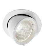 Saxby 99556 Axial 36W Tilt LED Wallwasher Downlight 4000K IP20 159mm White