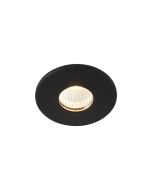 Saxby 99557 LALO 4W LED Downlight 3000K IP44 Clear 45mm Matt Black