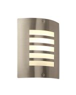 Saxby ST031F Bianco Wall Light E27 GLS IP44 60W 240V Aluminium