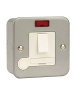 Click Essentials CL052 13A DP Switched FCU With Neon & Optional Flex Outlet