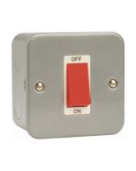 Click Essentials CL200 45A 1 Gang DP Plate Switch