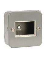 Click Essentials CL403 1 Gang MiniGrid Unfurnished Plate - 3 Apertures