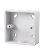 Click Mode CMA240 1 Gang 29mm Deep PVC Pattress Box - Conduit