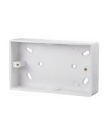Click Mode CMA245 2 Gang 29mm Deep PVC Pattress Box - Conduit