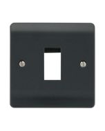 Click Mode CMA401AG 1 Gang MiniGrid Unfurnished Plate - 1 Aperture