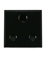 Click NewMedia MM033BK 15A Round Pin Socket Module