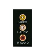 Click NewMedia MM491BK RCA/Phono x 3 Out Module