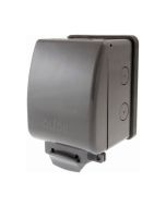 Click Aquip66 OA035AG 1 Gang 13A DP IP66 Weatherproof Switched Socket Unit