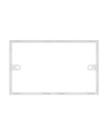 Click SP014 2 Gang Deco Gasket - White