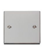 Click Deco VPCH060 1 Gang Blank Plate Chrome