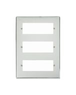 Click Deco VPCH518 3 Tier MiniGrid Unfurnished Plate - 18 Apertures Chrome