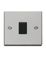 Click Deco VPCH622BK 20A DP Plate Switch Chrome