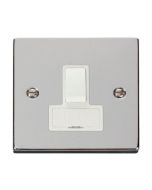 Click Deco VPCH651WH 13A DP Switched FCU Chrome