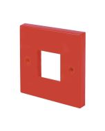 Click WA402RD 1 Gang MiniGrid Unfurnished Plate - 2 Apertures