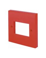 Click WA403RD 1 Gang MiniGrid Unfurnished Plate - 3 Apertures