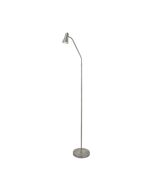 Searchlight 1007SS Fusion Floor Standing Light 1 Lgt Flexi Head GU10 LED w/o Lamp 10W 1670x230mm Satin Silver