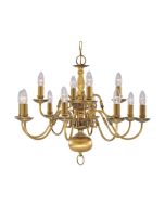 Searchlight 1019-12AB Flemish Antique Brass 12 Light Fitting