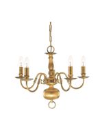 Searchlight 1019-5AB Flemish Antique Brass 5 Light Fitting