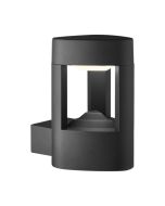 Searchlight 2005GY 1 Light Outdoor Wall With Clear Diffuser In Grey