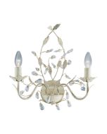 Searchlight 2492-2CR Almandite 2 Light Cream & Gold Wall