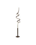 Searchlight 2813RU Ribbon Floor Light In Rustic Brown With Acrylic