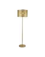 Searchlight 2832-2GO Fishnet 2 Light Floor In Matt Gold