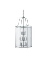 Searchlight 30612-12CC 12 Light Victorian Lantern Ceiling Pendant In Chrome