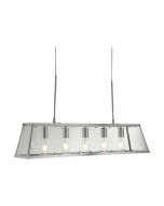 Searchlight 4614-5CC Voyager Five Light Horizontal Ceiling Lantern In Chrome