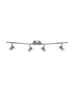 Searchlight 7444CC-LED Aries 4 Spot Bar GU10 LED IP44 Spotlight 4x4W Chrome