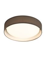 Searchlight 9371-37GY Modern Round Flush 1 Lgt Ceiling Light Intergrated LED 3000K 18W 750lm 10x37cm Grey