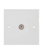 Selectric LG2162 1 Gang TV Flush Socket Bulk White