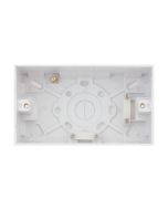 Selectric LG8388-47 2 Gang Box Bulk 47mm White