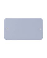 Selectric LG9112MB 2 Gang c/w Back Box Blanking Plate Bulk Metalclad