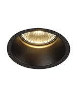 SLV 112910 HORN Recsd Single GU10 QPAR51 Downlight IP20 50W 220-240V 11.5x8.3cm Black Steel