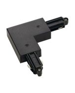SLV 143050 Corner 1 Circuit Earth On Outside Connector 16A 220-240V 10.4x10.4x1.8cm Black Polycarbonate