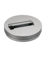 SLV 143382 1 Circuit Ceiling Plate 6A 220-240V 12.1x2.5cm Grey Polycarbonate