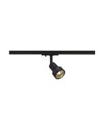 SLV 143390 PURI 1 Phase Track GU10 QPAR51 IP20 Spotlight 50W 230V 8.3x7.4x3.6x3.6cm Black Aluminium